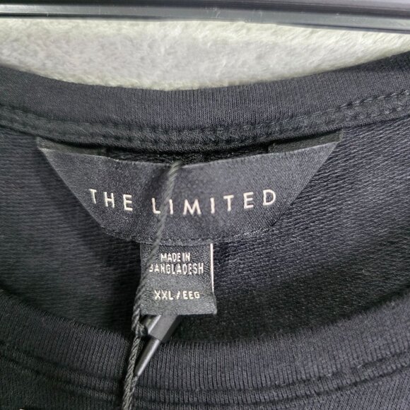 Womens The Limited Black Sleeveless Midi Dress Rayon Spandex Blend Size XXL - Picture 3 of 9